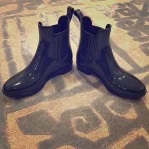 Olive Green Rain Booties